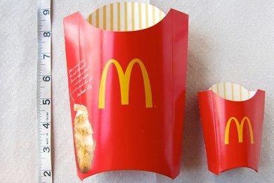 Mcdonalds Fries Size